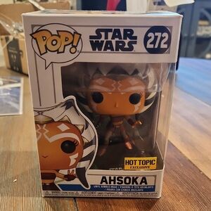 Funko Pop Star Wars Ahsoka Figure - Orange and White